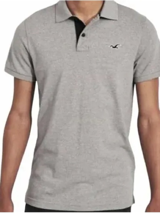 Hollister Other - Hollister Light Gray Polo with Contrast Placket